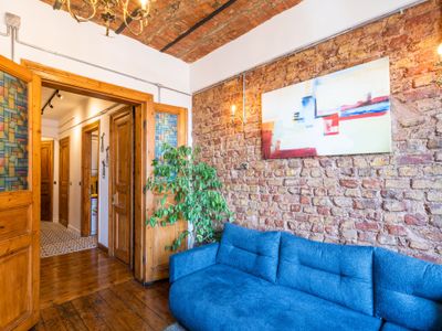 Central 3BR, 2BA, 4AC Cozy Flat W/Sea View&Roof