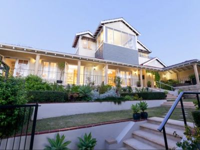 French river-view family house