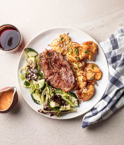 Photo of Lamb Chop & Spicy Smashed Potatoes