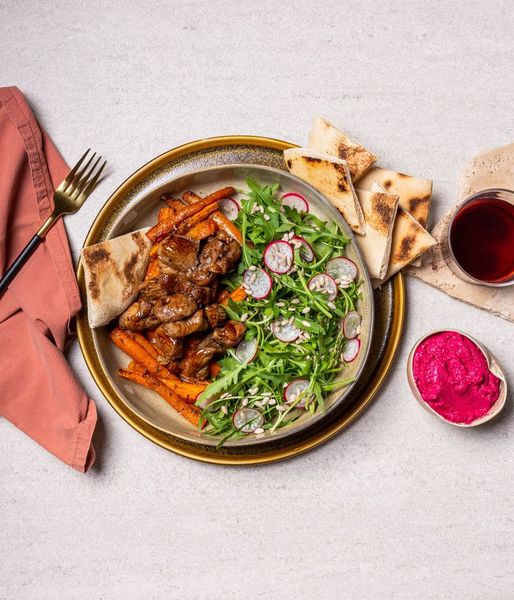 Photo of Lamb & Moroccan Beet Labneh