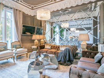 See Rambla de Catalunya from an Opulent Apartment