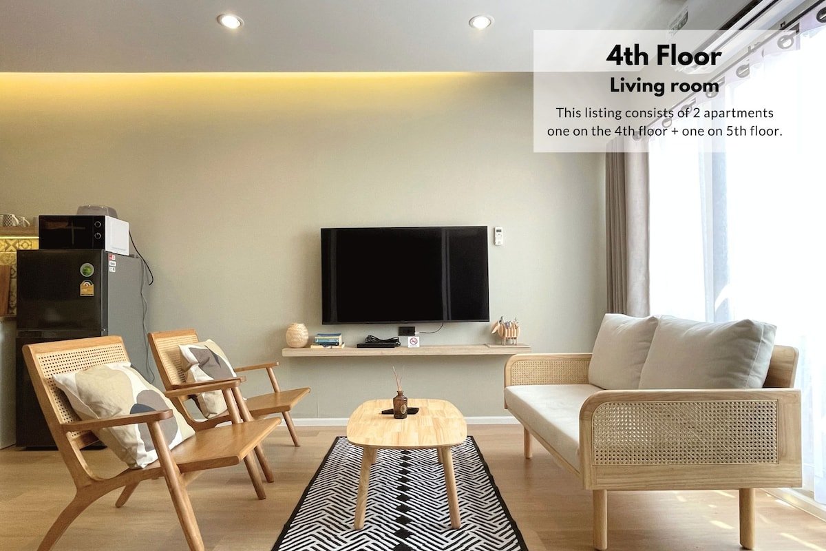 Two Apartments/4Bedrooms/Khaosan Road/Grand Palace gallery image 2