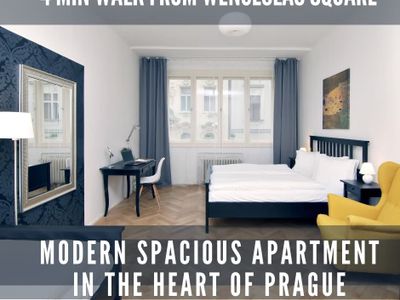 Mila – 4 Br 2 Ba 4 min walk from Wenceslas Square