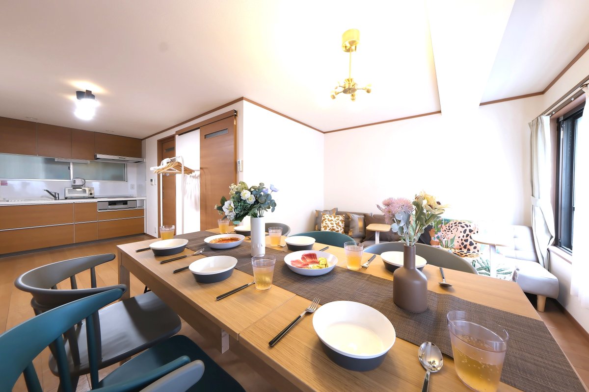 Baby friendly!Shinjuku area,100㎡, 6beds+2, max11