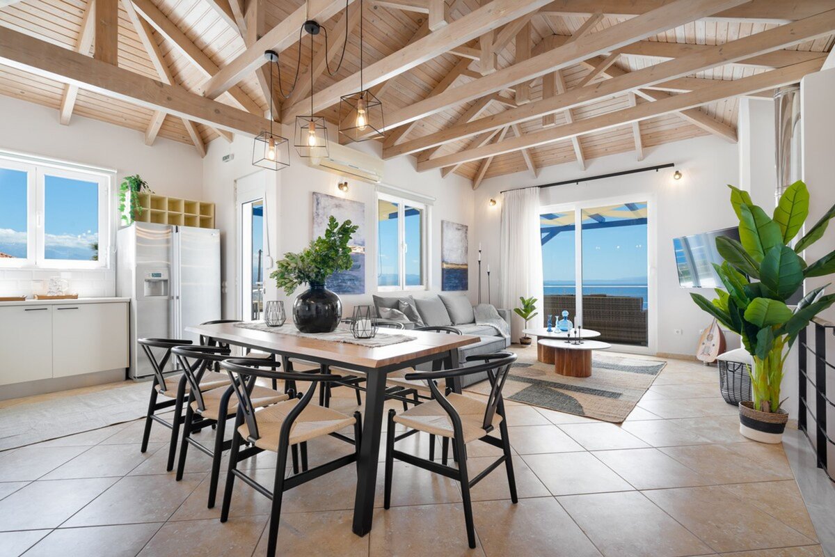 Villa Hemera ocean view private heated pool