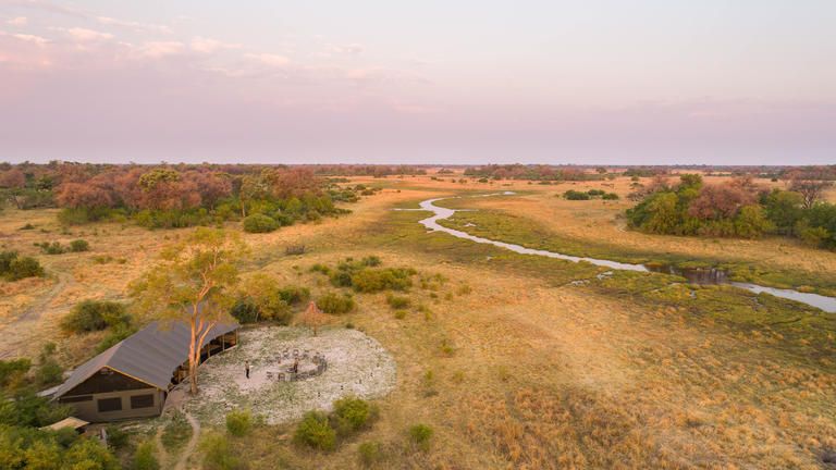 Main area view  - Moremi Game Reserve opposite the River