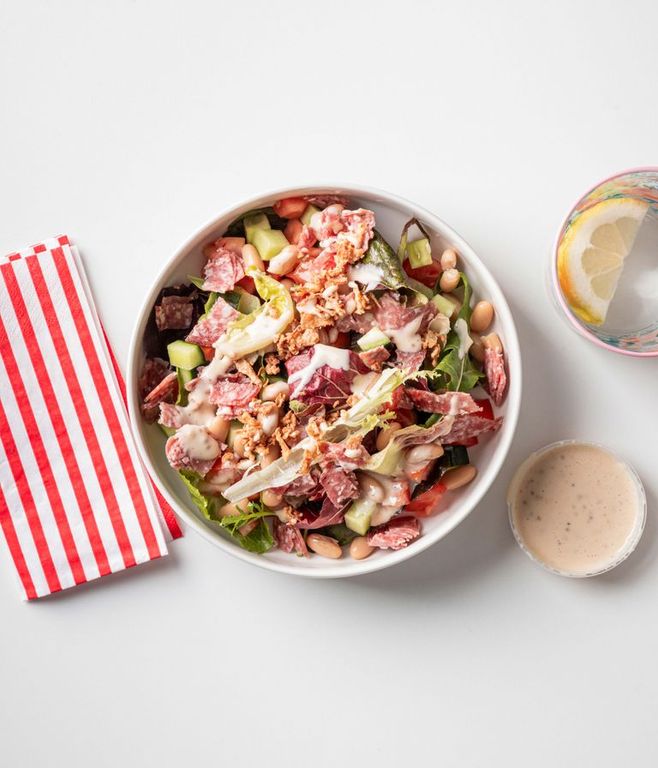 Photo of Cannellini Bean & Salami Salad