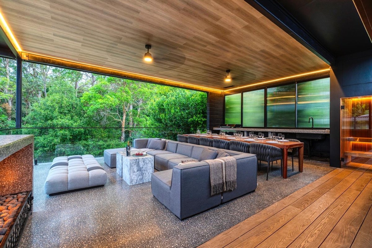 Coastal Forest Retreat with Studio, Pool & Sauna. gallery image 5