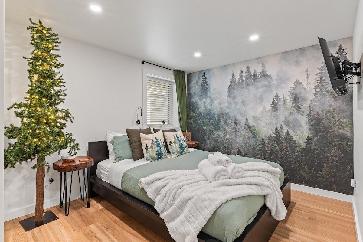 Forest retreat near creek w/ fire pit gallery image 4