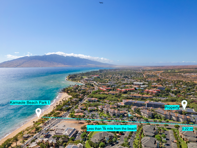 2BR ¼ mi to Kam 1 Beach, Pool, Hot Tub, Gym, BBQ