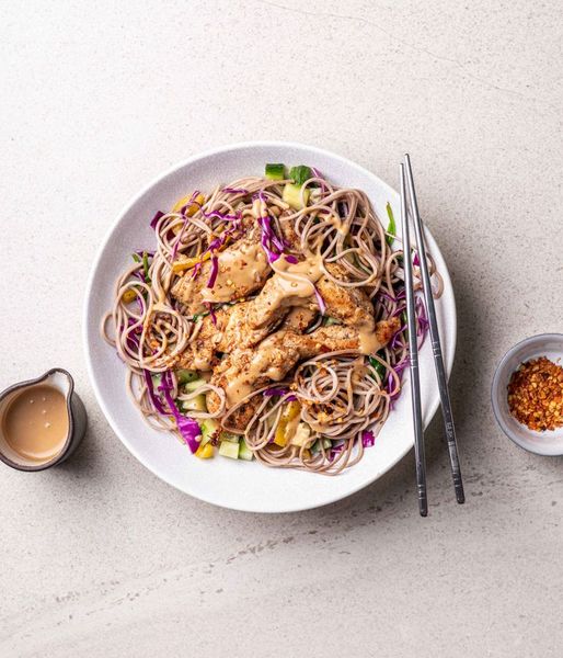 Photo of Creamy Peanut Chicken & Soba Noodles