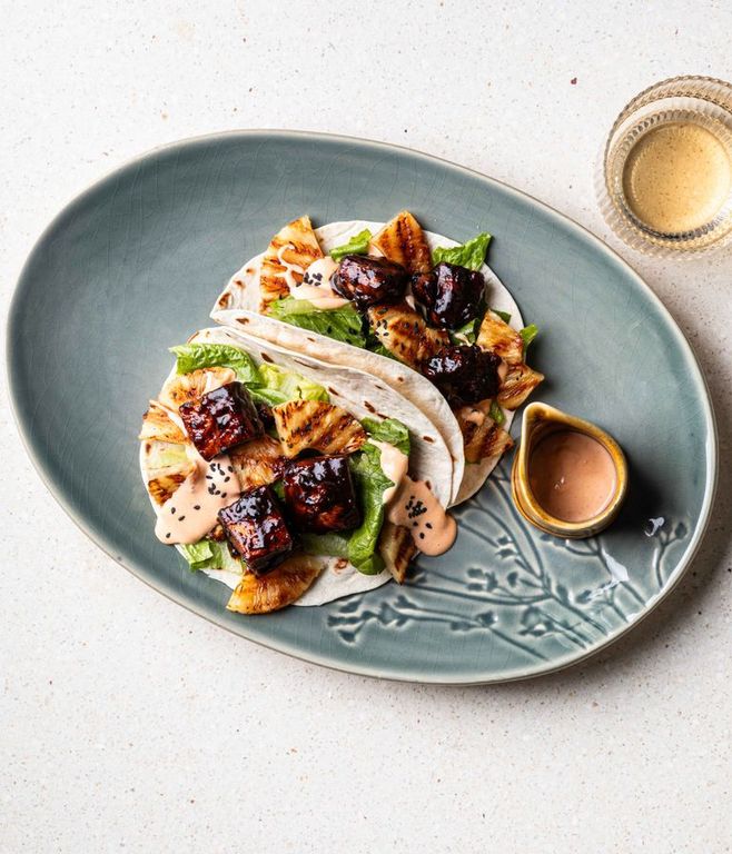 Photo of Kate’s Tamarind BBQ Pork Belly Tacos