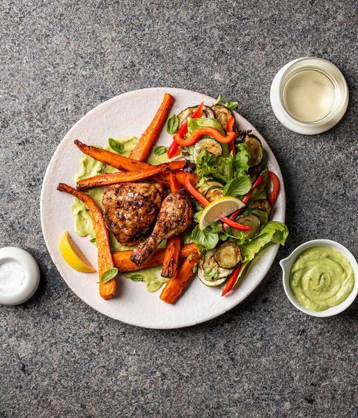 Photo of Chicken & Green Goddess Sauce