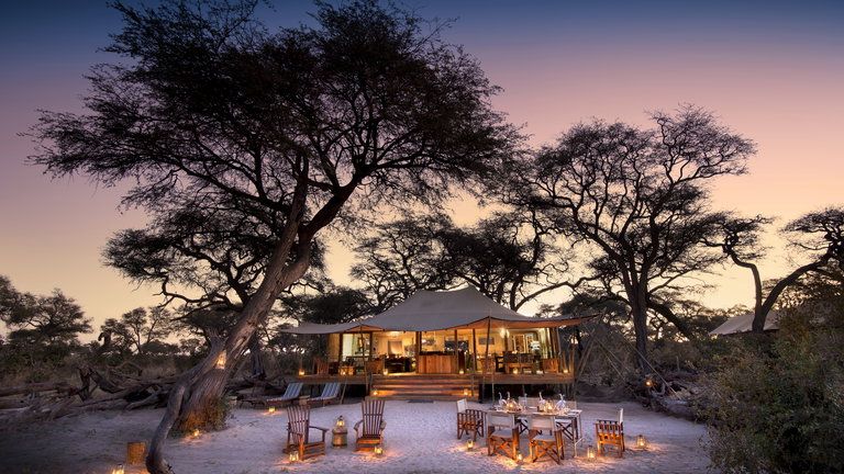 Somalisa Expeditions - Outdoor Main Area and Fire Pit