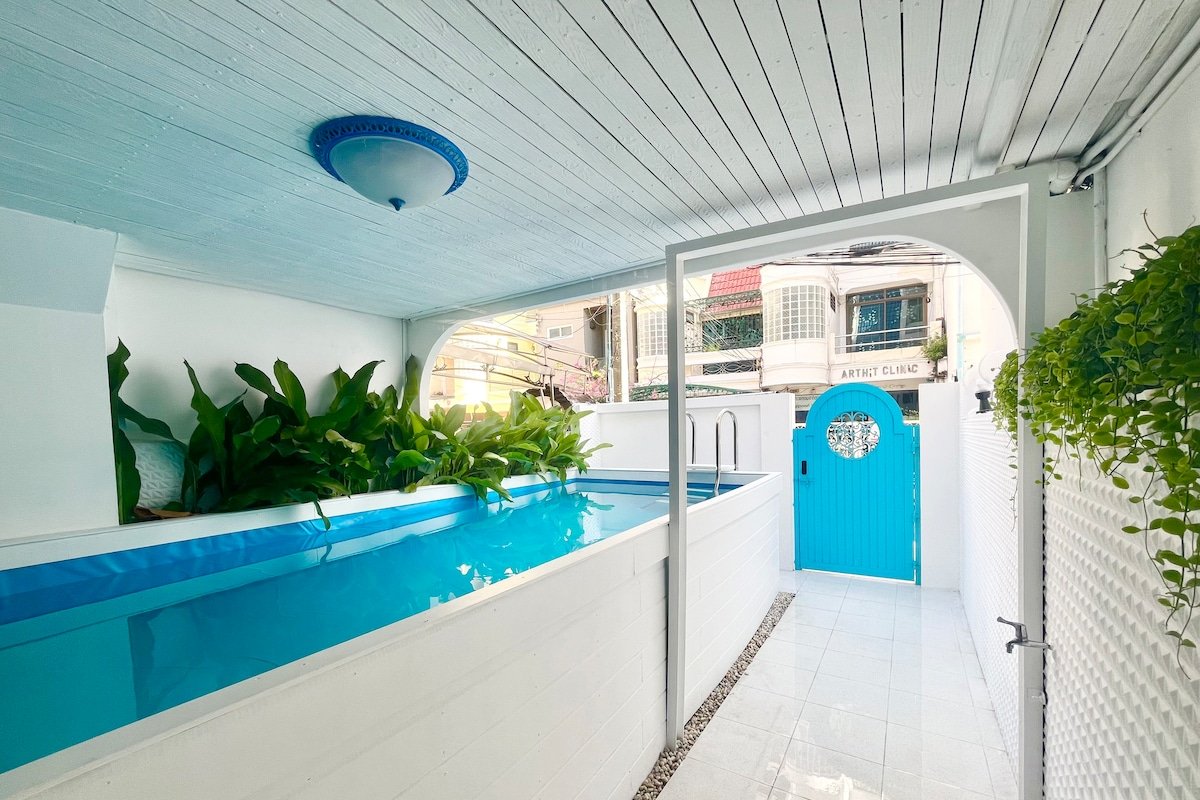 曼谷市中心素坤逸4卧 泳池别墅，步行可到Terminal21 , nana ,Asok gallery image 4