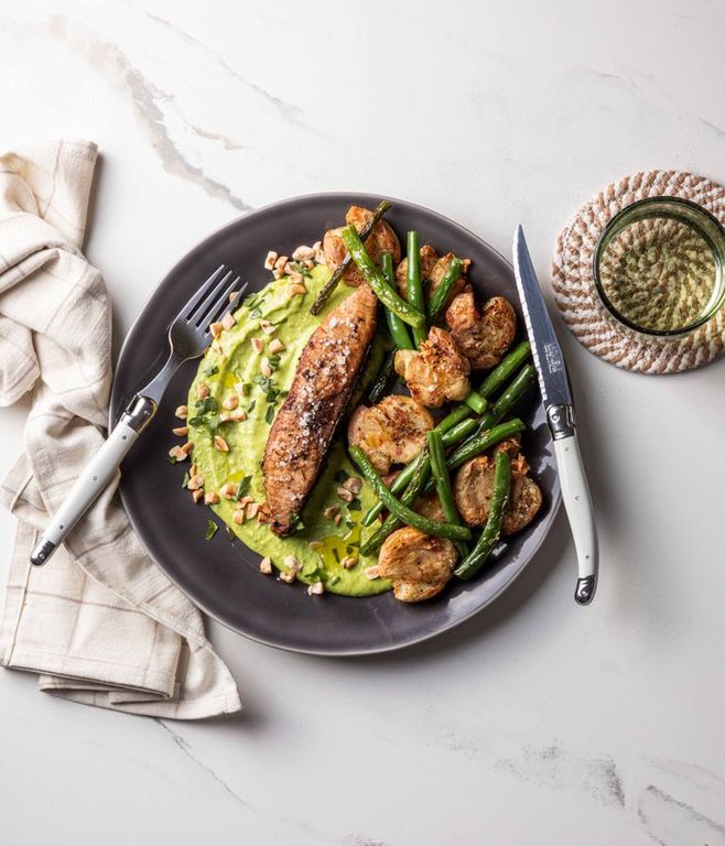 Photo of Hazelnut Salsa & Hake