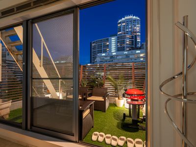 New/渋谷駅/3分/原宿/表参道/最大8名/スクランブル交差点/貸切/夜景/広々ルーフバルコニー