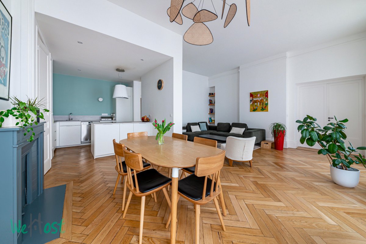 Apartment 130sqm 3 bedrooms, 6 pax, quais du Rhône