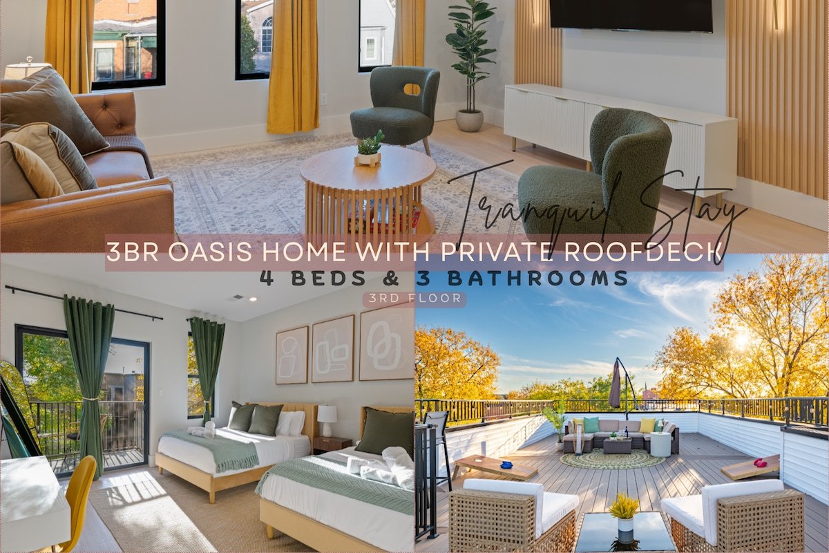 Huge Roofdeck!Easy PATH access to NYC 3BR+3BA Home gallery image 3