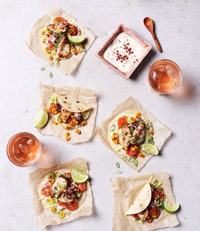 Photo of BABYLONSTOREN’S PEPPER SQUID TACOS