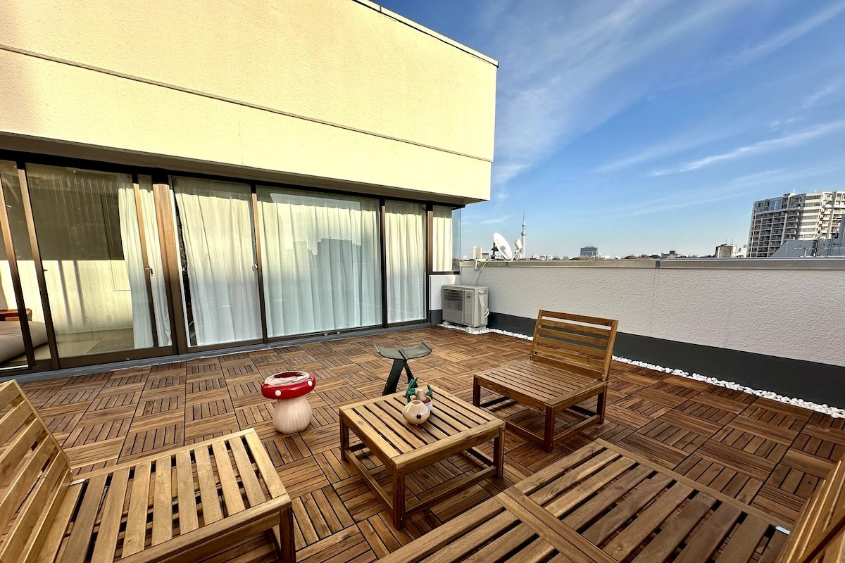 根津デュプレックスアットテラス東京セントラルステイ 2~10人新宿/渋谷/銀座/築地/浅草/原宿近い gallery image 3