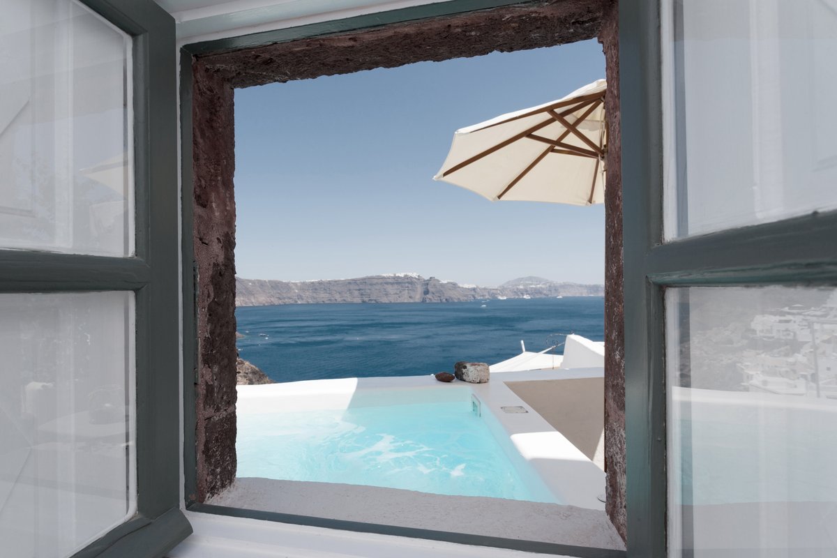 The Volcano Cave House by Spitia Santorini