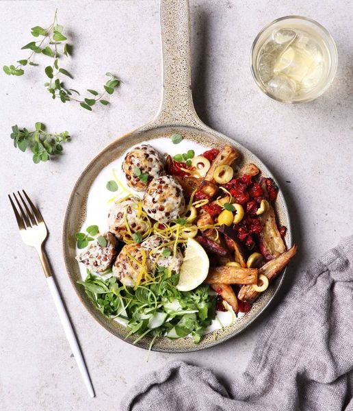 Photo of Mediterranean Chicken Meatballs