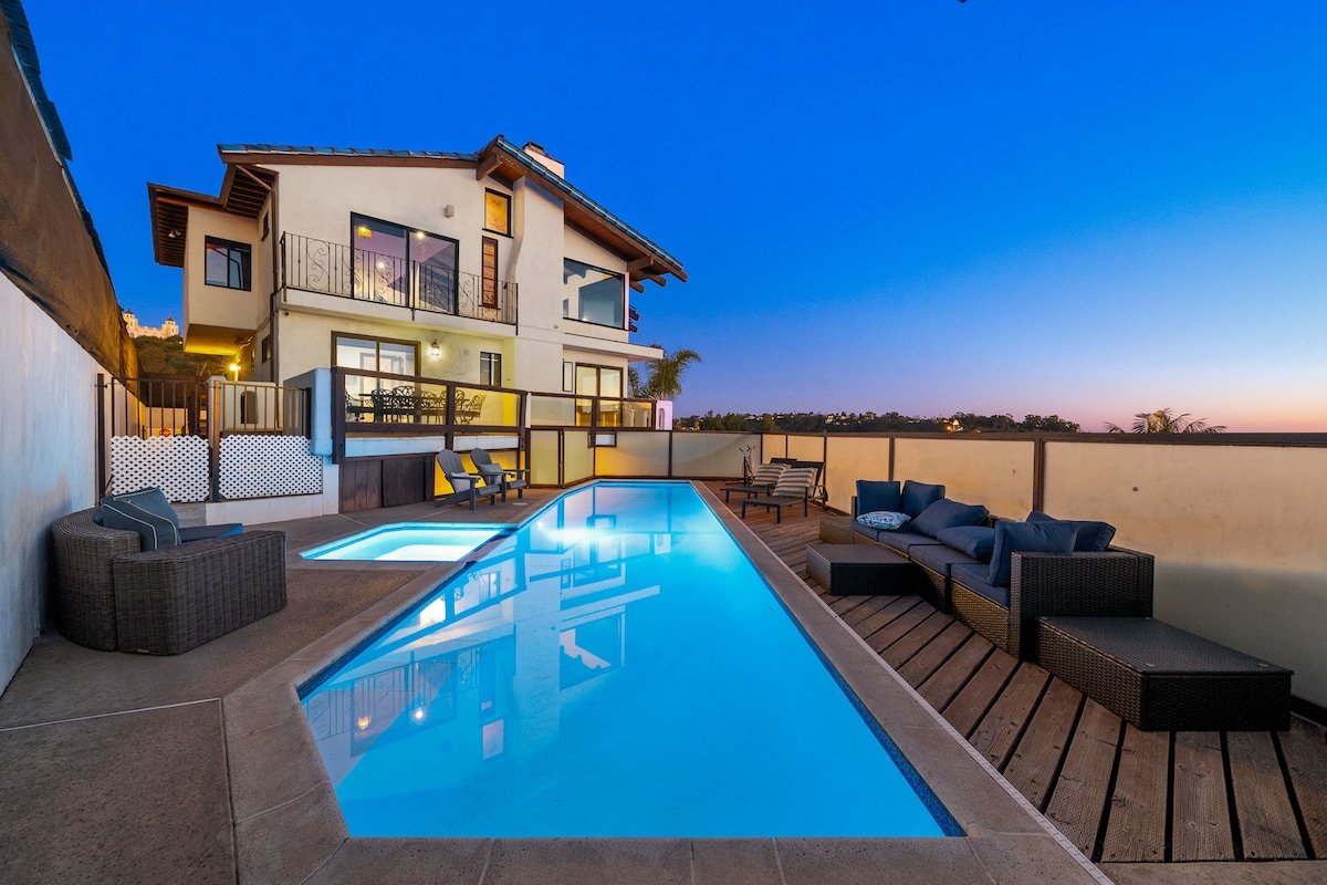 San Diego Villa with pool, spa & sunset views – S6 gallery image 2