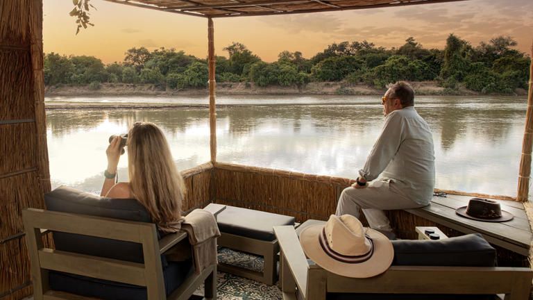 Veranda - Each guest room has it's own private veranda overlooking the Luangwa River