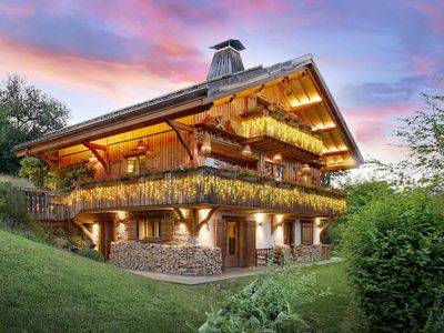Exceptional chalet facing Mont Blanc for 10 people