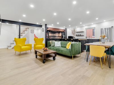 Downtown MTL 3-BR Retreat | Parking +Game Room Fun