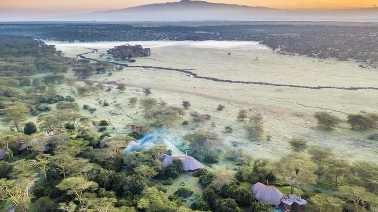 Solio Lodge - Aerial view of Solio Lodge ©