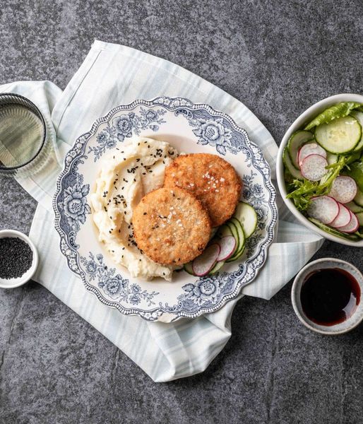 Photo of Crumbed Fishcakes & Wasabi Mash