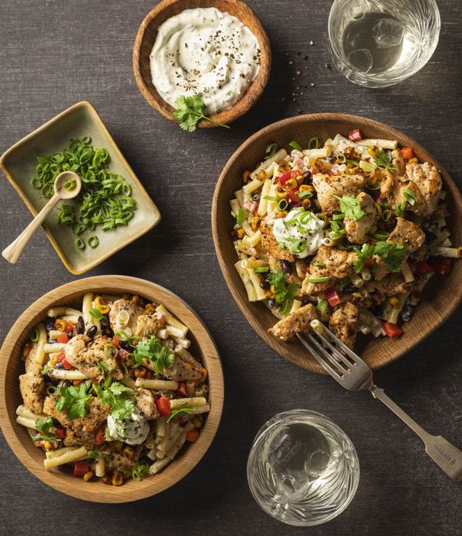 Photo of Tex Mex Chicken Pasta Salad
