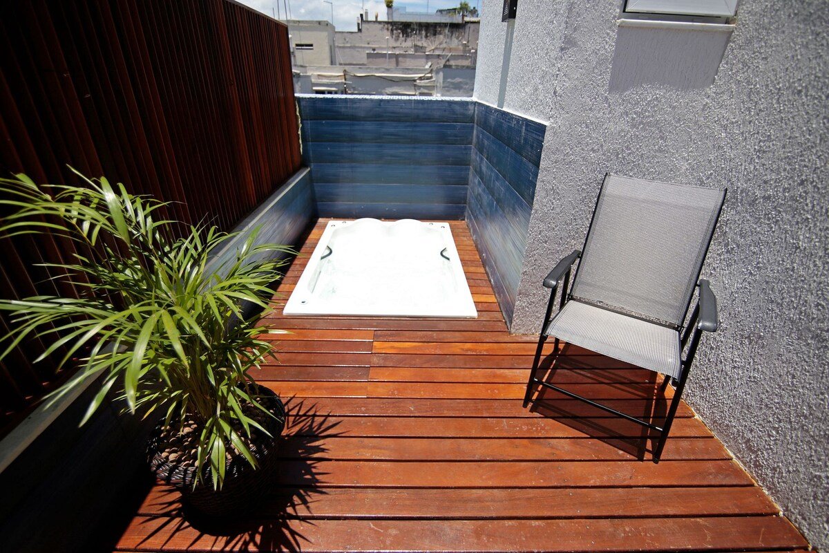 Cobertura 2 Quartos com Terraço, BBQ e Jacuzzi gallery image 5