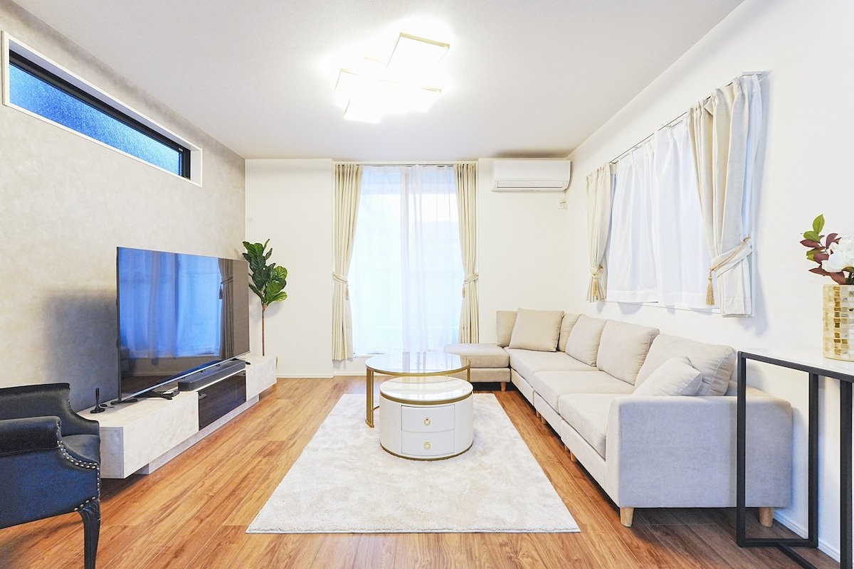 新宿電車4分/アクセス抜群！駅3分/新築戸建120㎡/快適バルコニー/WiFi/最大10名/洗濯乾燥 gallery image 3