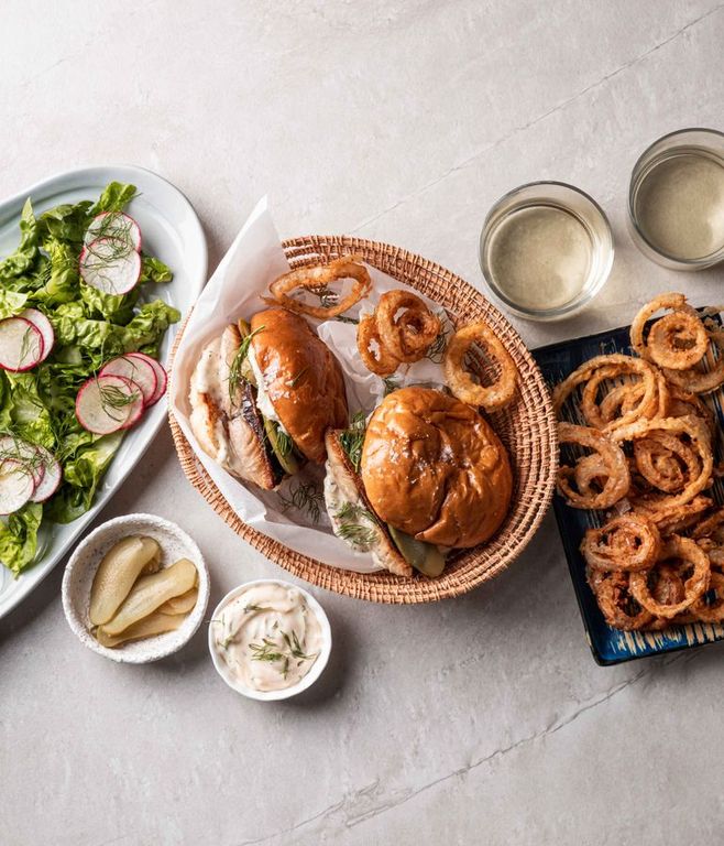Photo of Seared Yellowtail Burger