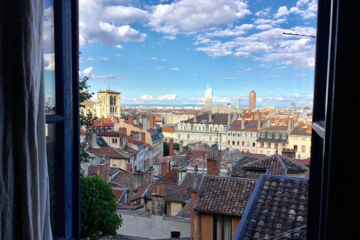 Maison ville Vieux Lyon, extraordinaire vue&jardin gallery image 2