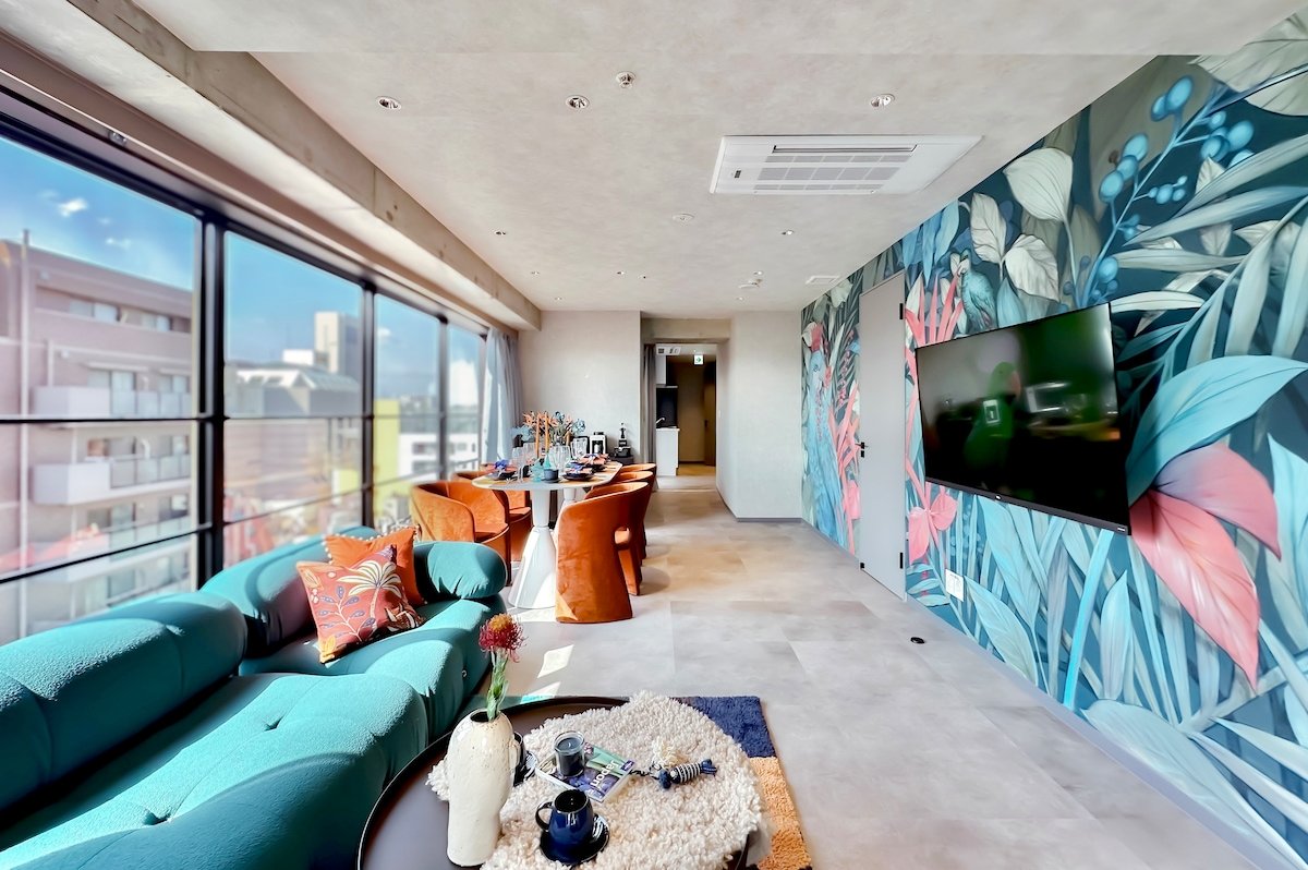 LANG Hotel Asakusa｜5min to Sta｜8 ppl｜Top Floor 11F gallery image 3