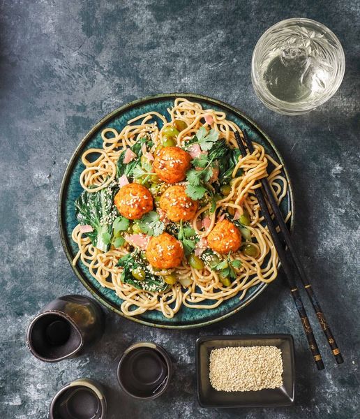 Photo of Sticky Teriyaki Tofu Balls