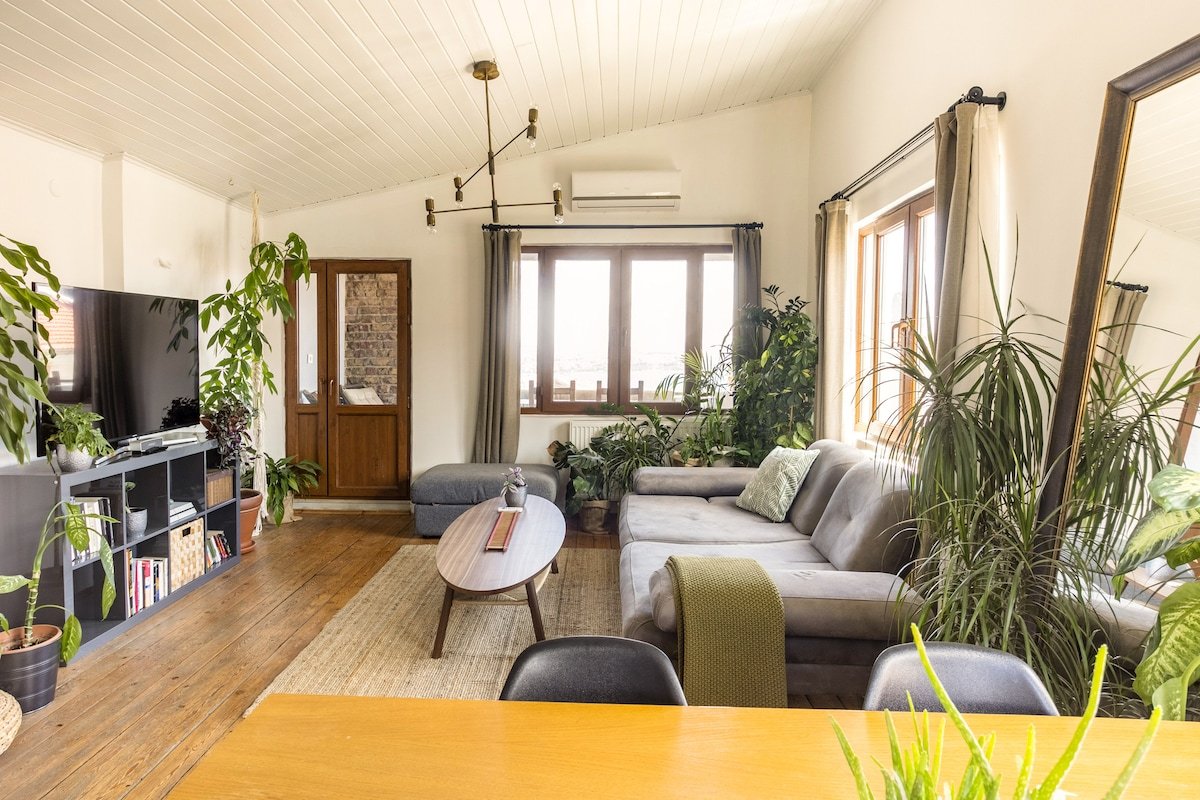 Spacious 2-bd in Galata w/ Terrace over Bosphorus gallery image 2