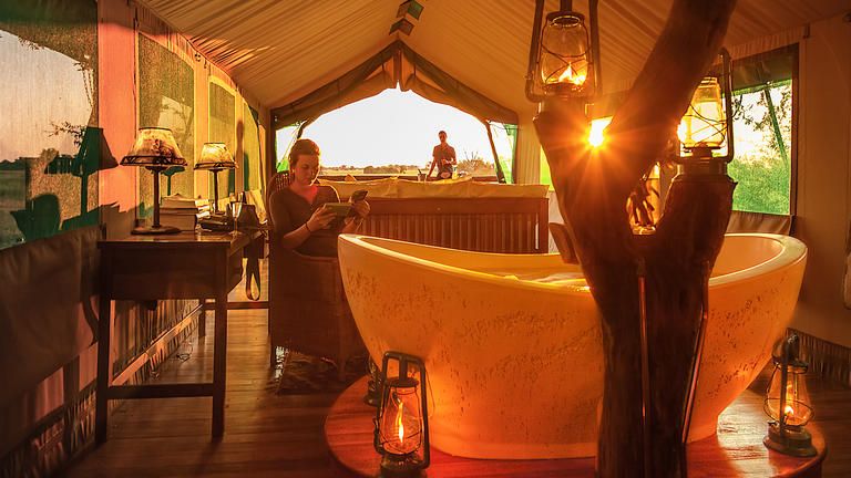 Macatoo Camp - African Horseback Safaris Honeymoon Suite