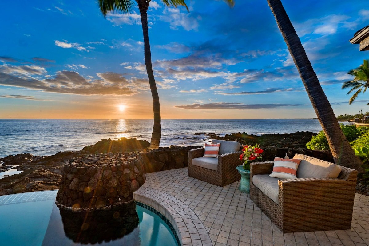 Ali’i Point #9: Lux Oceanfront w/ Heated Pool, AC gallery image 5