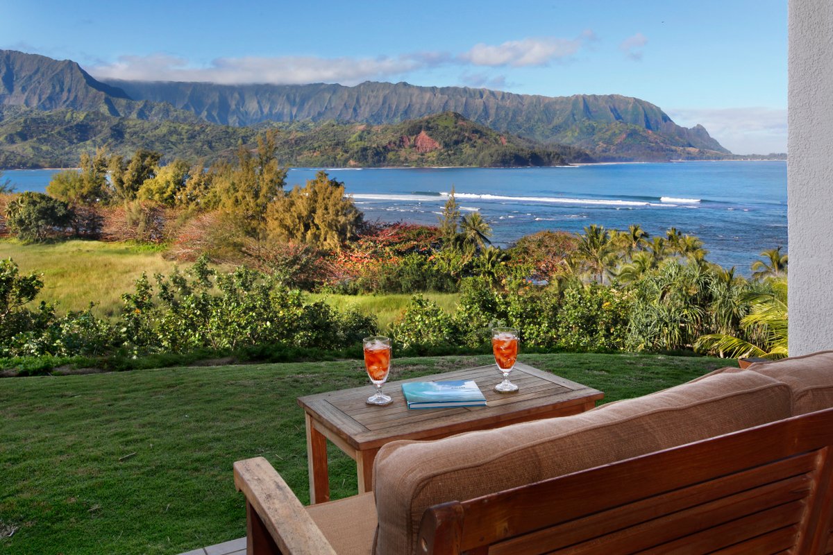 Oceanfront view at Hanalei Bay Resort 9104,5,6