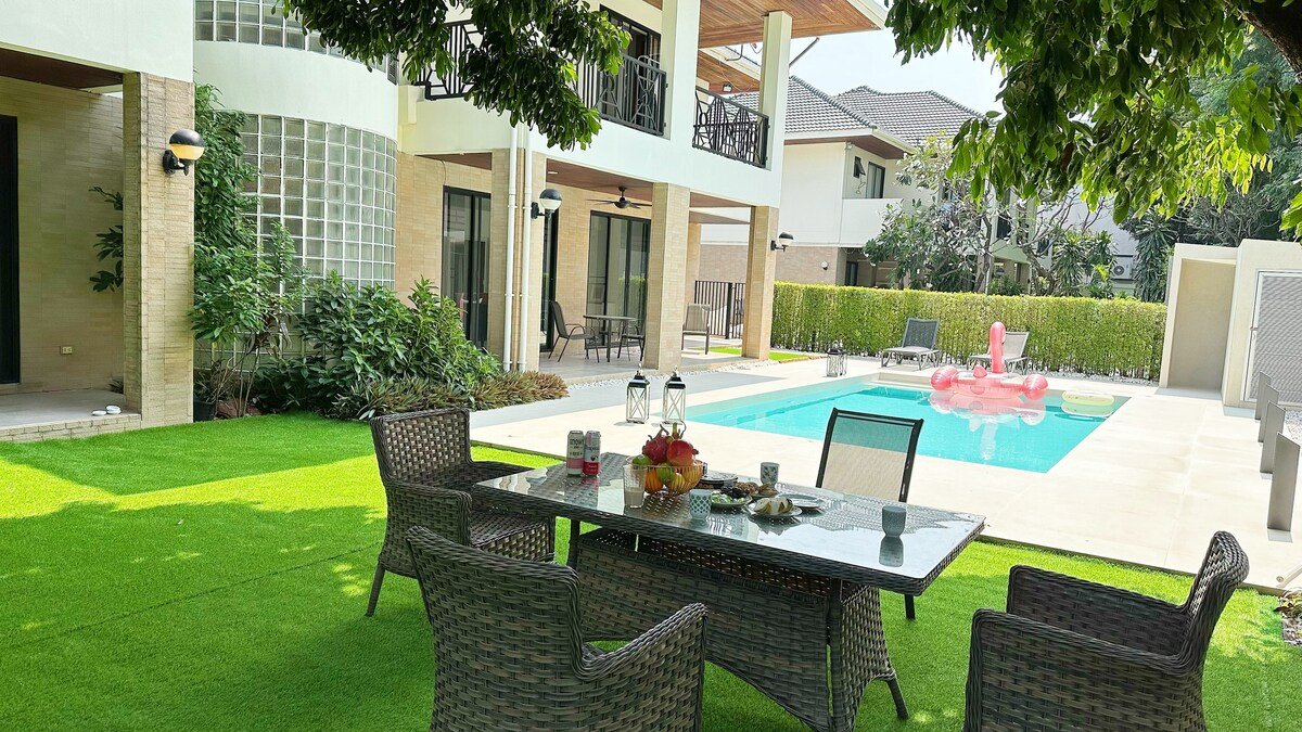 曼谷贰号庄园别墅1200平米，5卧5卫独立泳池别墅 订满三天以上送接机 gallery image 4