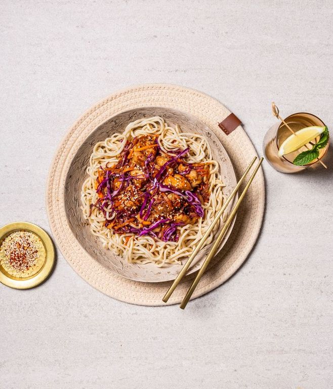Photo of Peanut Noodles & Chicken