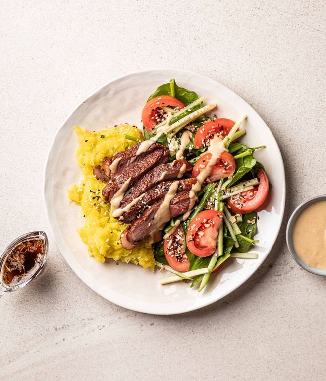 Photo of Sizzling Sirloin & Gem Squash Mash