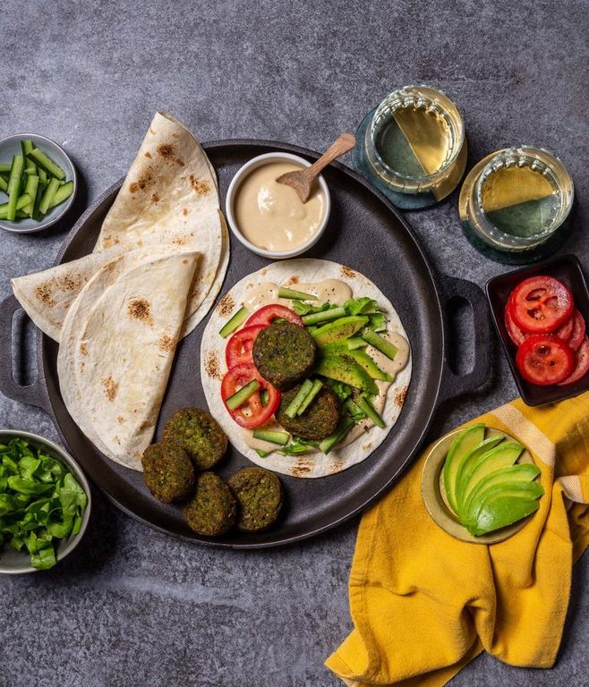 Photo of Avo & Falafel Wrap