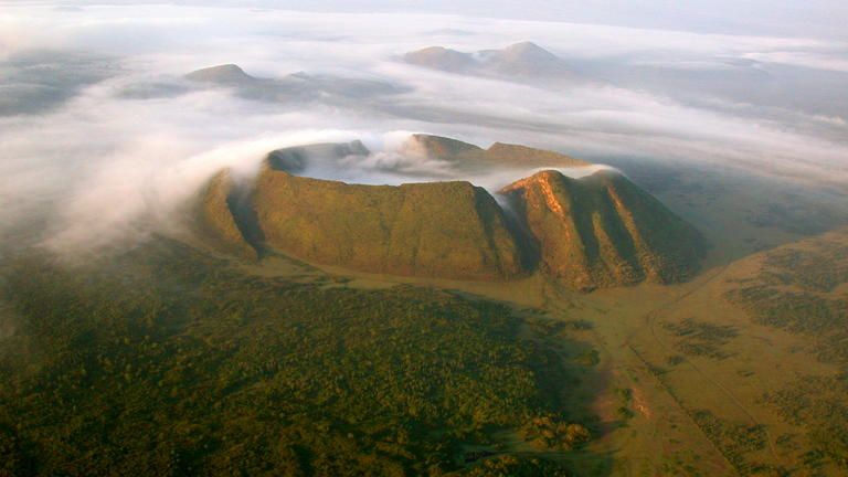 The Sleeping Warrior Crater - The Sleeping Warrior Crater from which the Lodge gets its name.