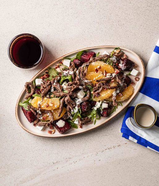 Photo of Peppery Citrus, Beef & Beetroot Salad